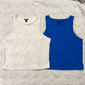 Express body contour crop tops